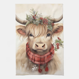 Julhögland Cow- Kitchen Towel Kökshandduk