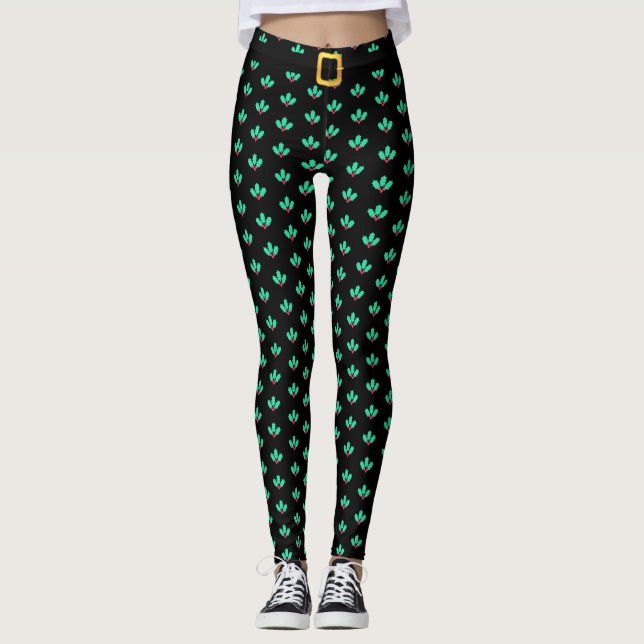 Julhögtid julbärstights leggings (Framsida)