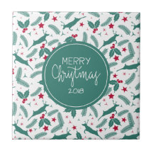 Julholly & hjort God jul Typografi