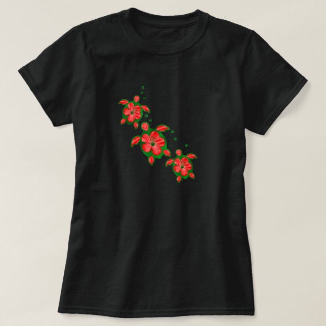 JulHonu sköldpaddor Tee (Design framsida)