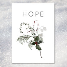 Julhoppet Rustic Minimal Holly Greenery