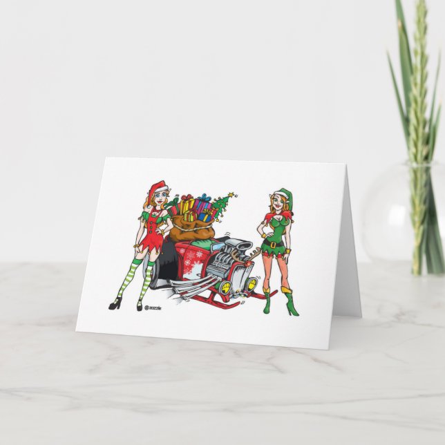 julhotrod helgkort (Framsida)
