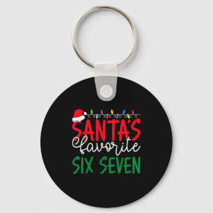 Julhumor Meme Santa's Favorit Sex Sju 67 Nyckelring