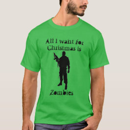 Julhumor Zombie jul T Shirt
