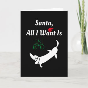Julhund - Dachshund Kort