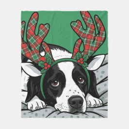 Julhund Fleecefilt