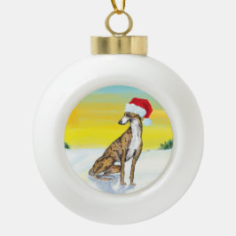 julhund julgranskula keramik