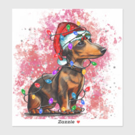 Julhund Klistermärken
