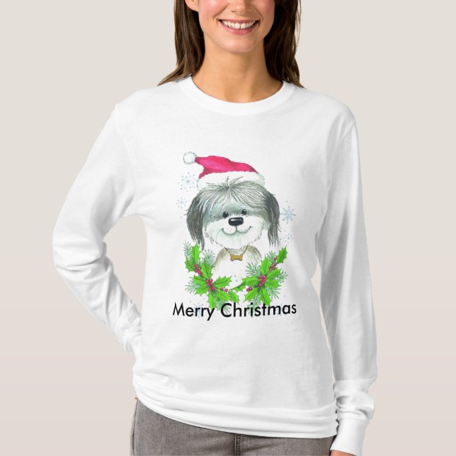 Julhund T-shirt (Framsida)