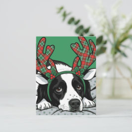 Julhund Vykort