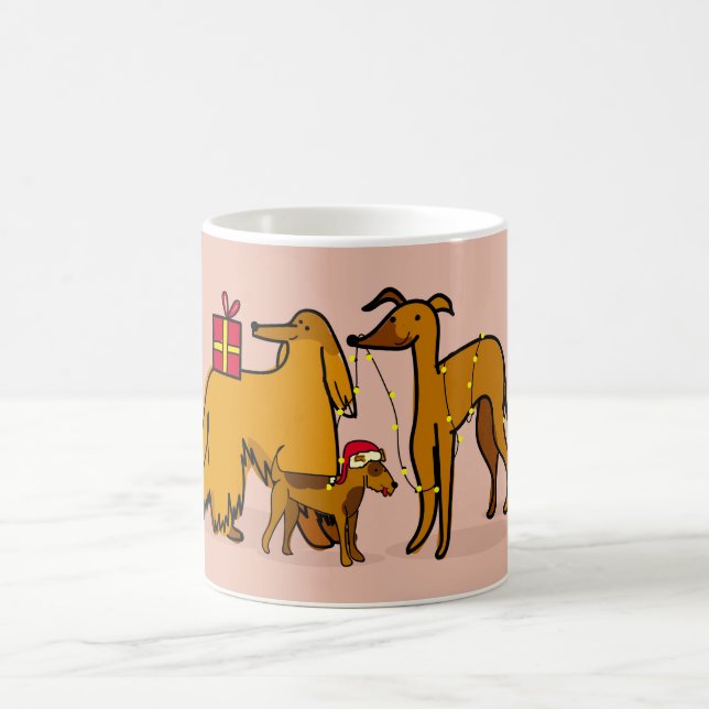 Julhundar Kaffemugg (Center)