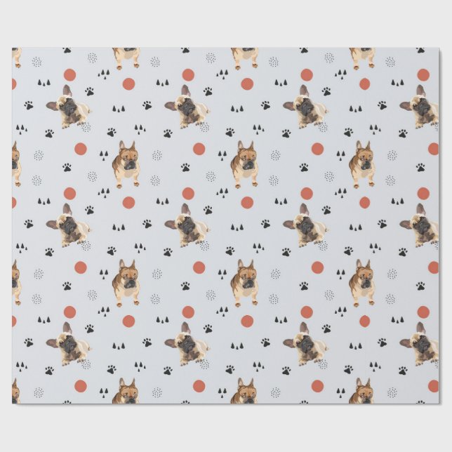 Julhundar Presentpapper (Platt)