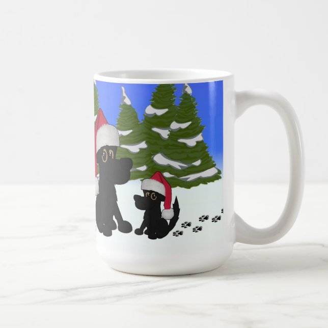 JulhundSanta mugg (Höger)
