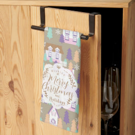 Julhus Brown Kökshandduk