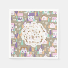 Julhus Brown Pappersservett