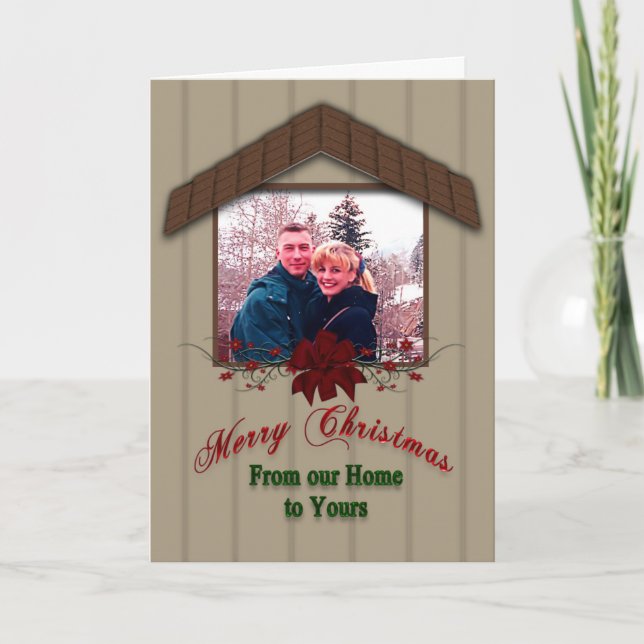 Julhus - FOTO INSERT Helgkort (Framsida)