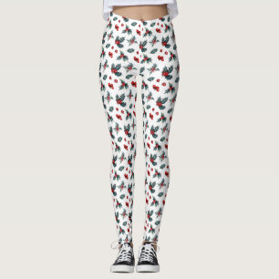 Julhus Holly och Berries Leggings
