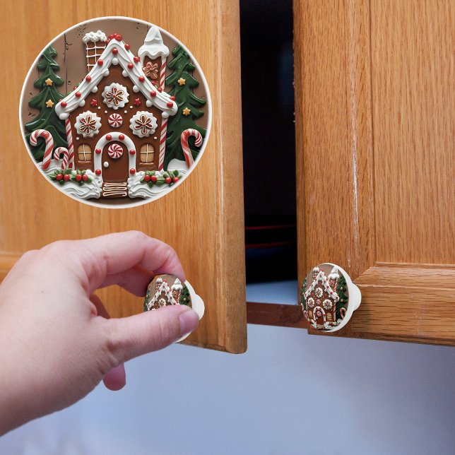 Julhus i pepparkaksstil knopp (Skapare uppladdad)