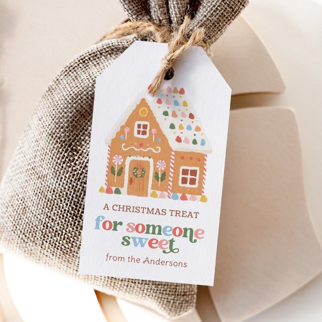 Julhus julhelg presentetikett (Skapare uppladdad)