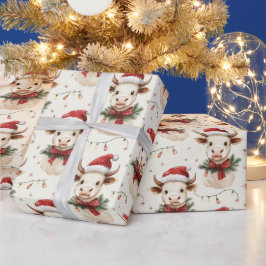 Julhus med Santa Hat Presentpapper