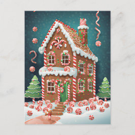 Julhuset Gingerbröd, Postcross Vykort