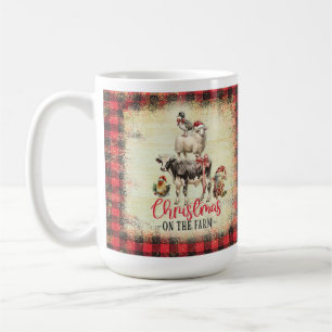 Julhuset Helgdag, Mugg, kycklingar, kor Kaffemugg