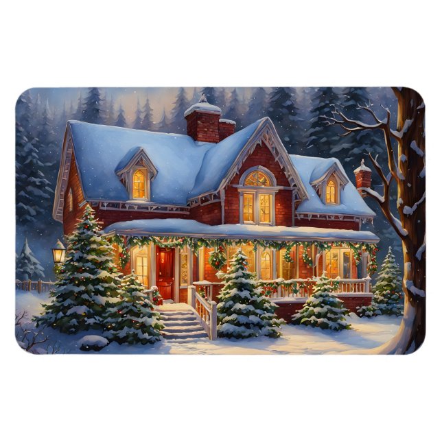 Julhuset Magnet (Horisontell)