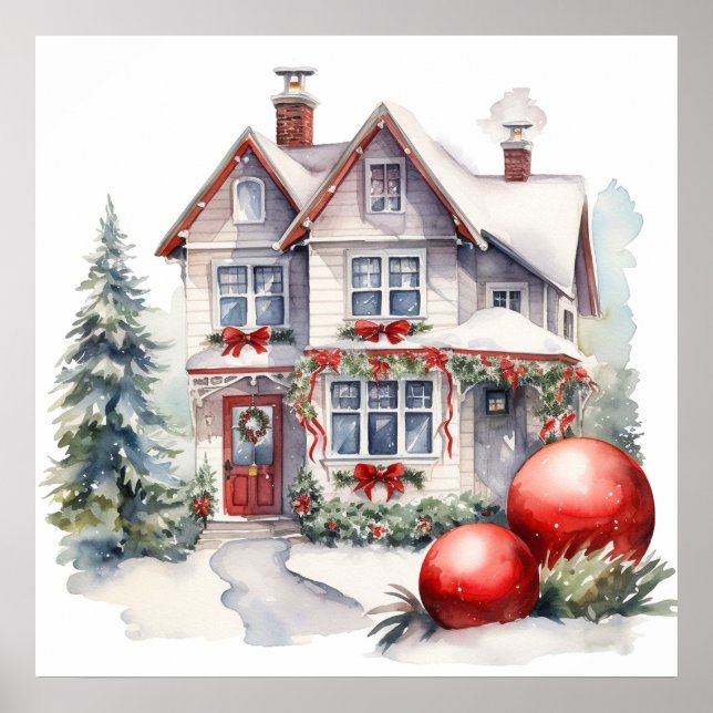 Julhuset Poster (Framsidan)