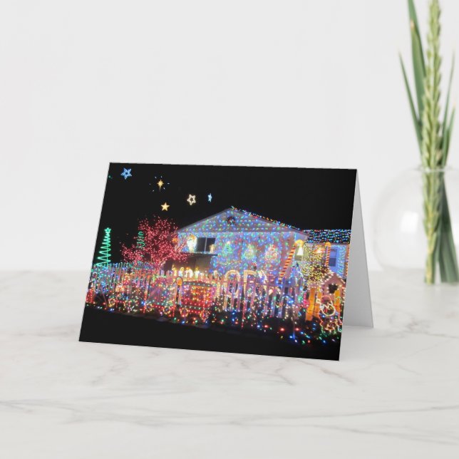 Julhuskort Helgkort (Framsida)