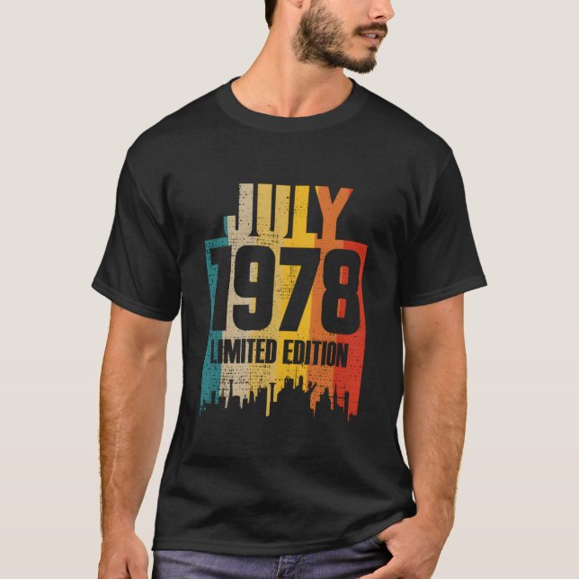 Juli 1978 45 utgåva t shirt (Framsida)