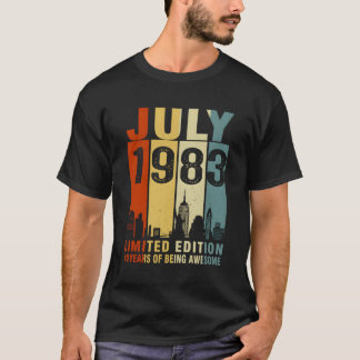 Juli 1983 40 års vistelse i Fantastisk T Shirt