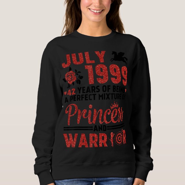 Juli 1999 23 år som Perfekt Mixture Prince T Shirt (Framsida)