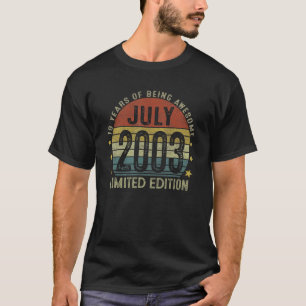 Juli 2003 19:e födelsedagen 19 år gammal t shirt