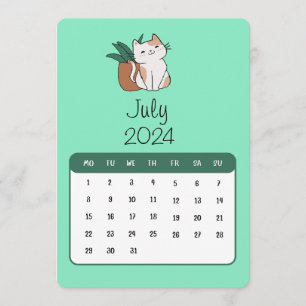 Juli 2024 Kalender över Ensamer och anläggningar Meny