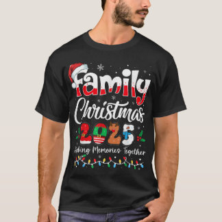 Juli 2025-familjens matchningsenhet i Julafton T Shirt