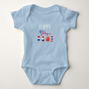 juli 4:e baby t shirt