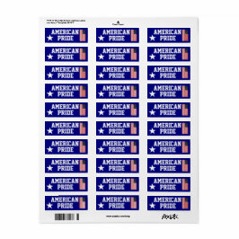 Juli 4:e Independence day-gåvor Returadress Etikett