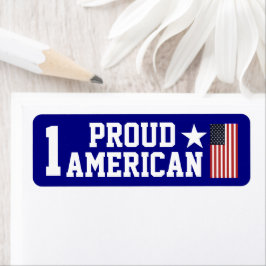 Juli 4:e Independence day-gåvor Returadress Etikett