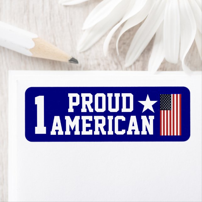 Juli 4:e Independence day-gåvor Returadress Etikett (Insitu)