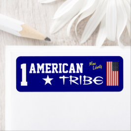 Juli 4:e Independence day-gåvor Returadress Etikett