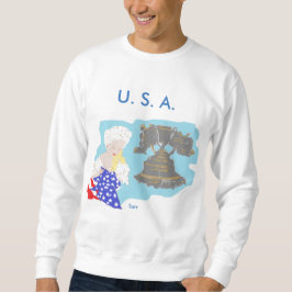 Juli 4 TH Manar Basic Sweatshirt / USA