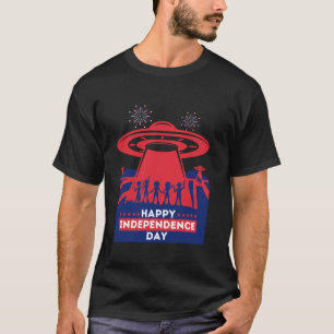 juli 4 UFO Alien Roswell Mars United Stater Americ T Shirt