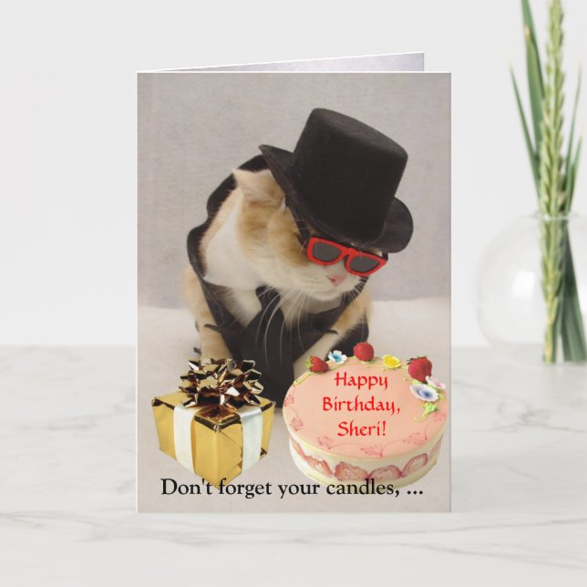 Juli 4e födelsedagen kort (Framsida)