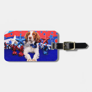 Juli 4th - Brittany Spaniel - Charlie Bagagebricka