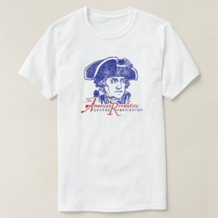 Juli 4th George Washington amerikanrevolution T-shirt