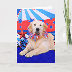 Juli 4th - Guld- Retriever - artillerist Kort
