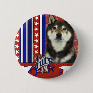 Juli 4th smällare - Shiba Inu - Yasha Knapp