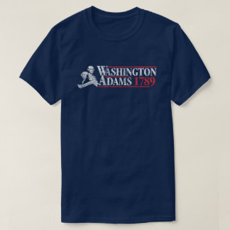 Juli 4th Washington Adams kampanjT-tröja T-shirt