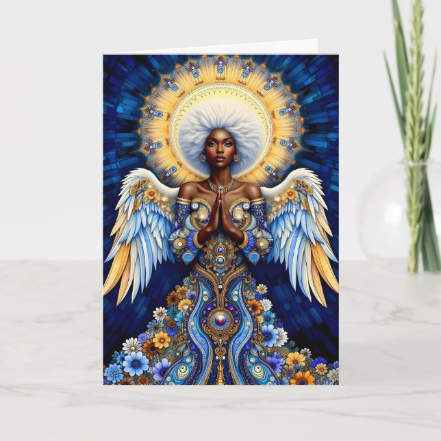 Juli Angel 5 x 7-julkort Kort (Framsida)