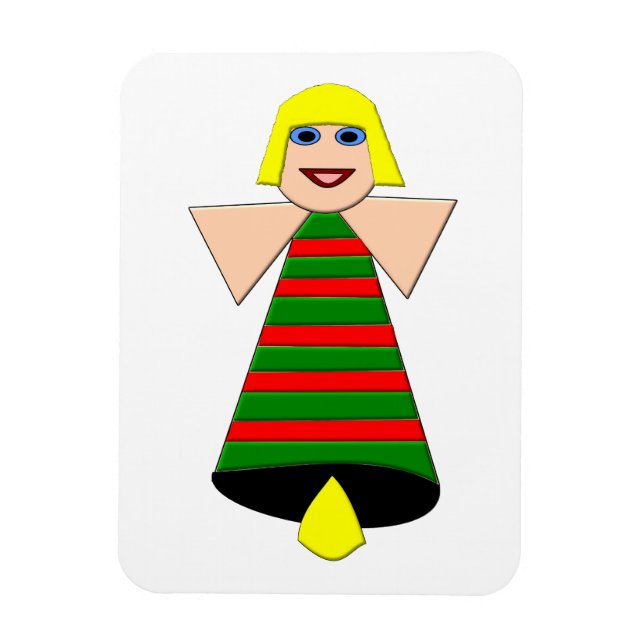 Juli Angel Bell Premium Magnet (Vertikal)